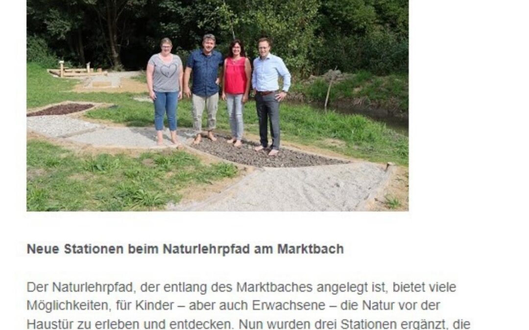 Naturlehrpfad Pfeffenhausen – Pressebericht (2022)