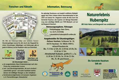 Naturerlebnis Huberspitz; Bergwald-Natur erleben