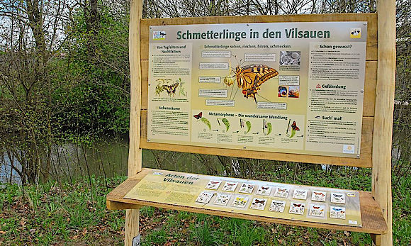 Die neue Schmetterlingsstation am Naturerlebnisweg in Vilsbiburg